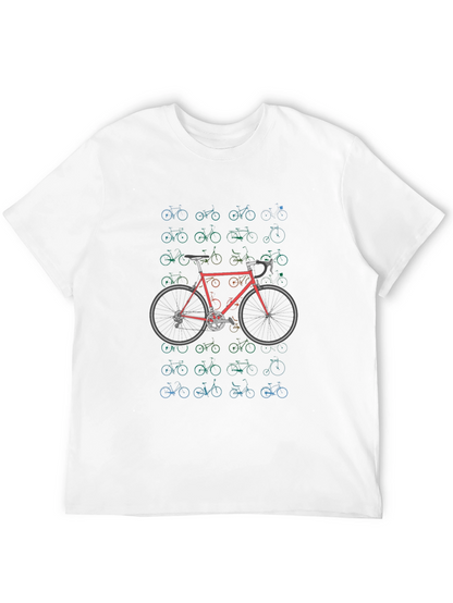 Bike Pattern Graphic T-Shirt