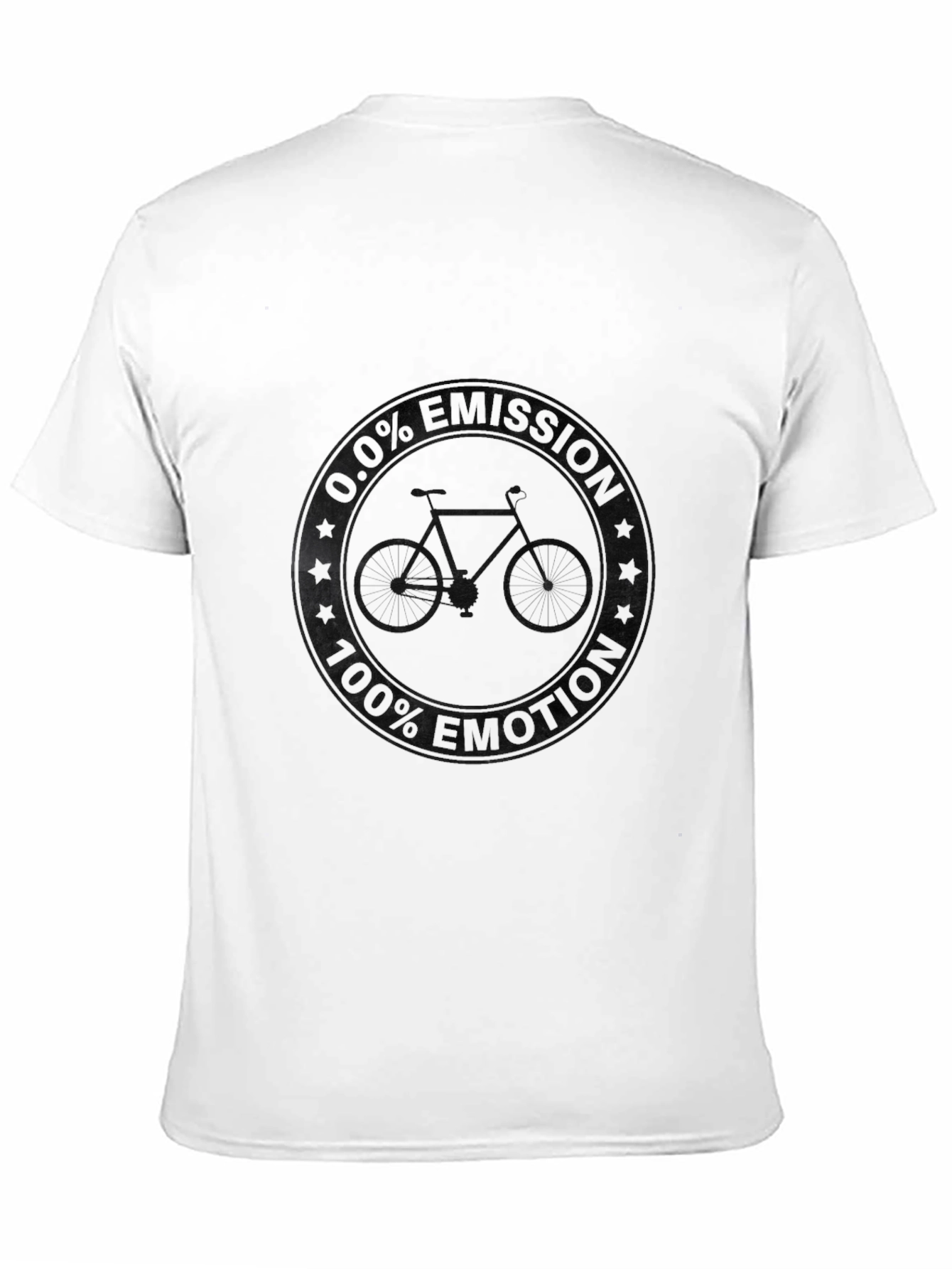 Mens Black Bike Graphic Tee - Casual Style