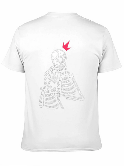 Skeleton Embrace Graphic Tee - Black