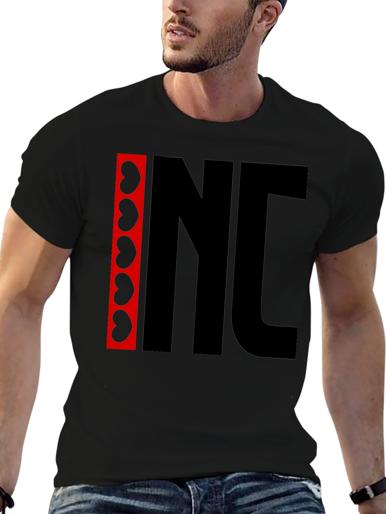 Novelty Graphic Print T-Shirt - Red Kidney Beans