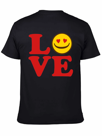 Love Smiley Face Graphic T-Shirt