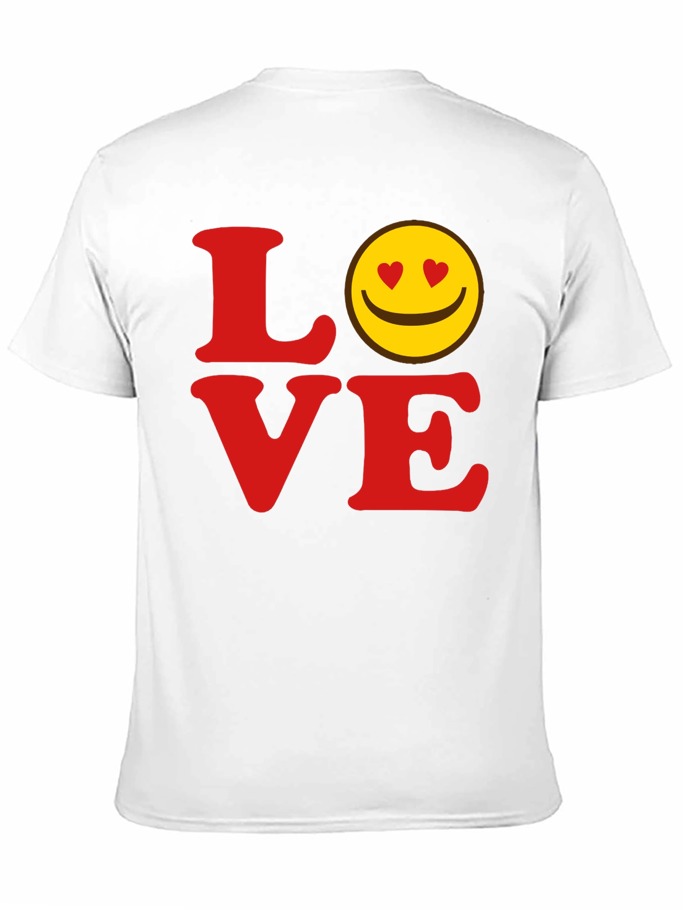 Love Smiley Face Graphic T-Shirt