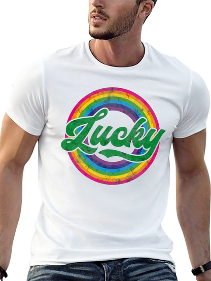 Lucky Rainbow Graphic Tee - St. Patricks Day Shirt