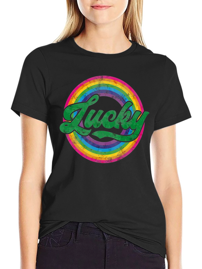 Lucky Rainbow Graphic Tee - St. Patricks Day Shirt