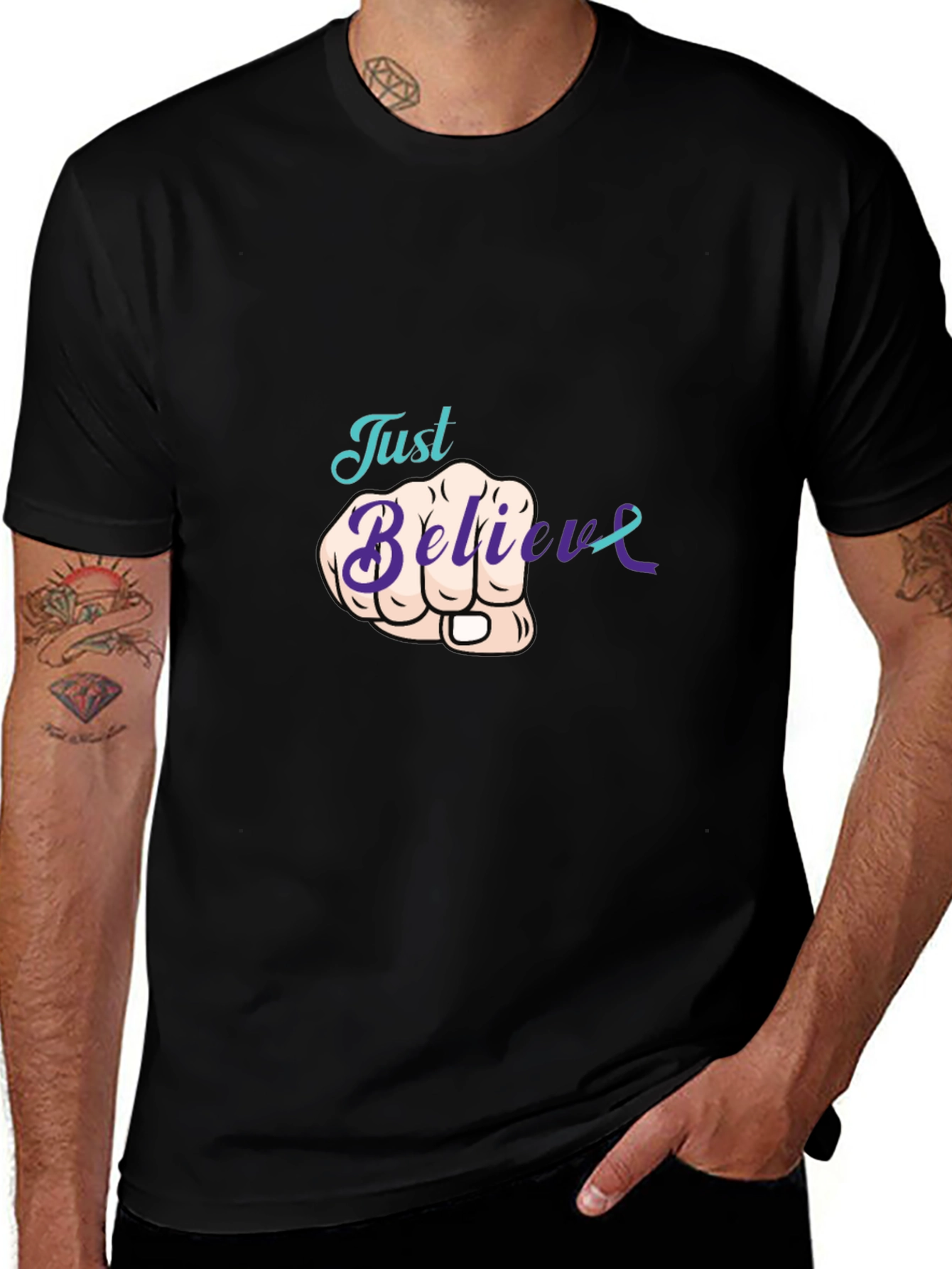 Believe T-Shirt - Awareness Ribbon Tee
