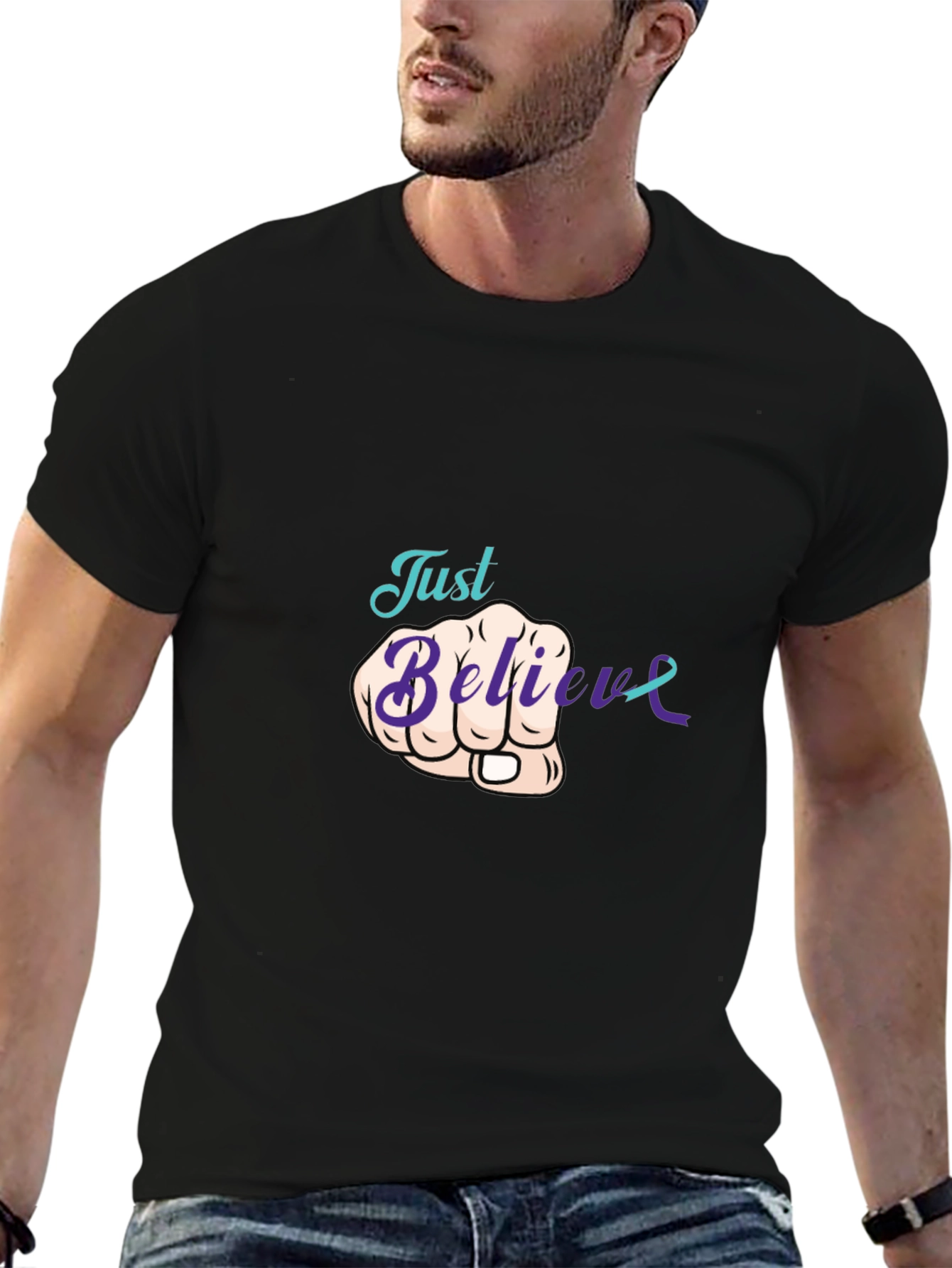 Believe T-Shirt - Awareness Ribbon Tee