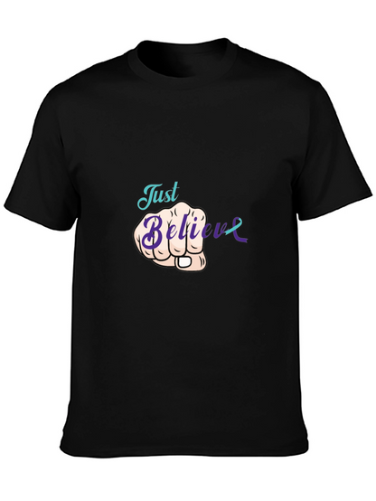 Believe T-Shirt - Awareness Ribbon Tee
