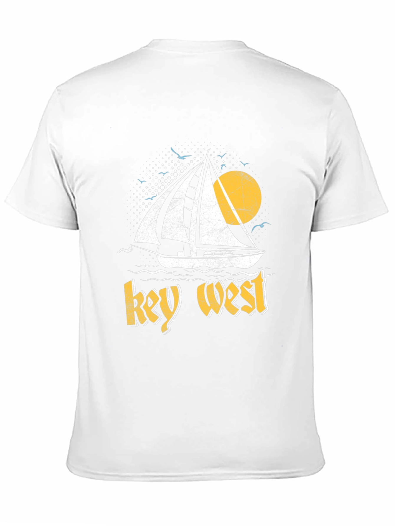 Key West Sailboat Graphic T-Shirt