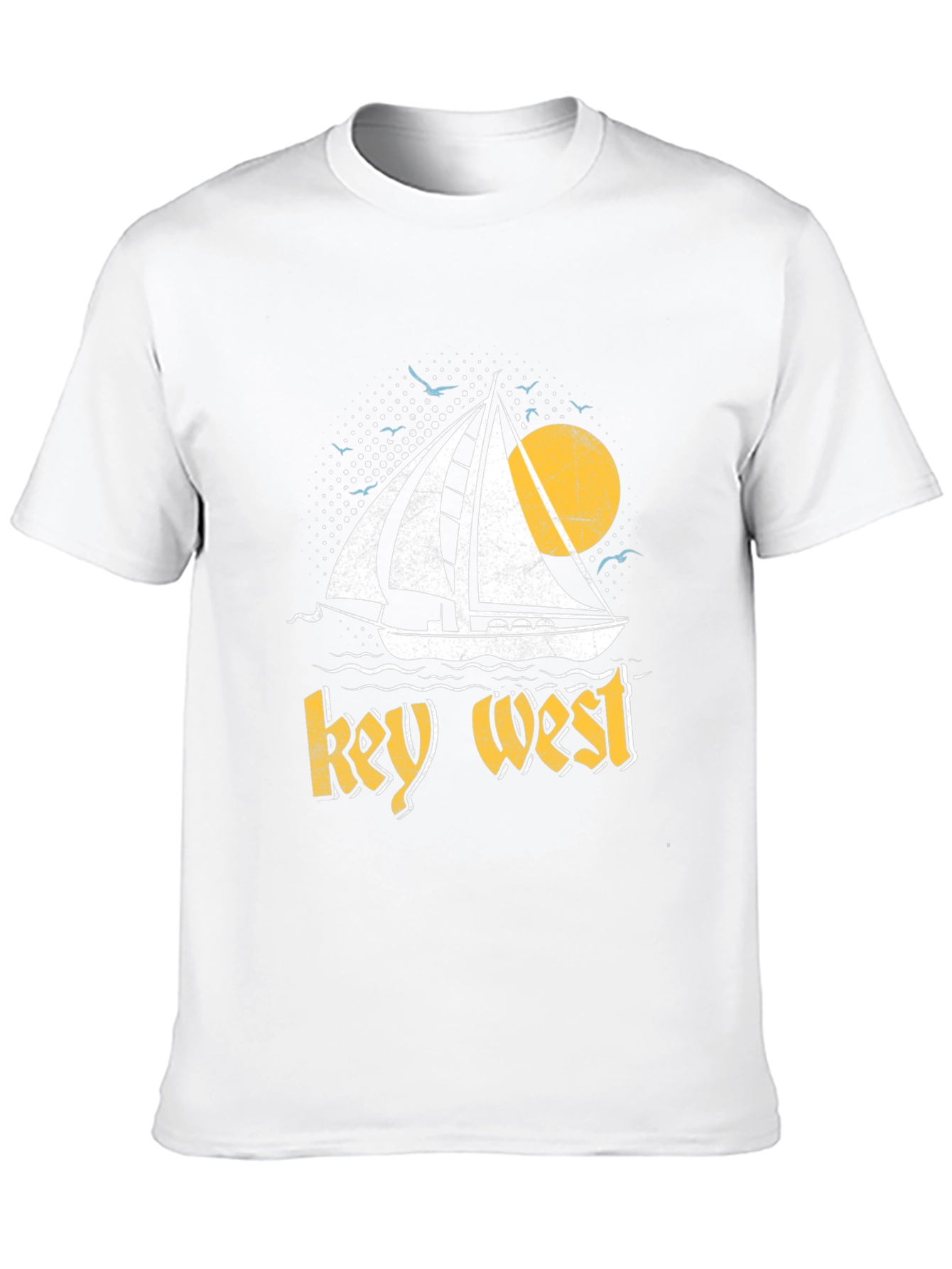 Key West Sailboat Graphic T-Shirt