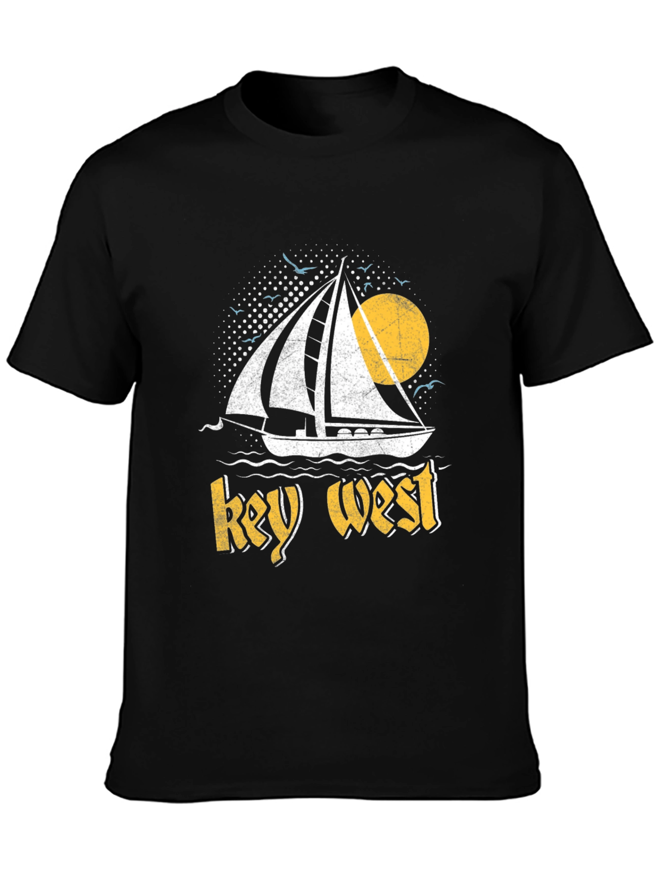 Key West Sailboat Graphic T-Shirt