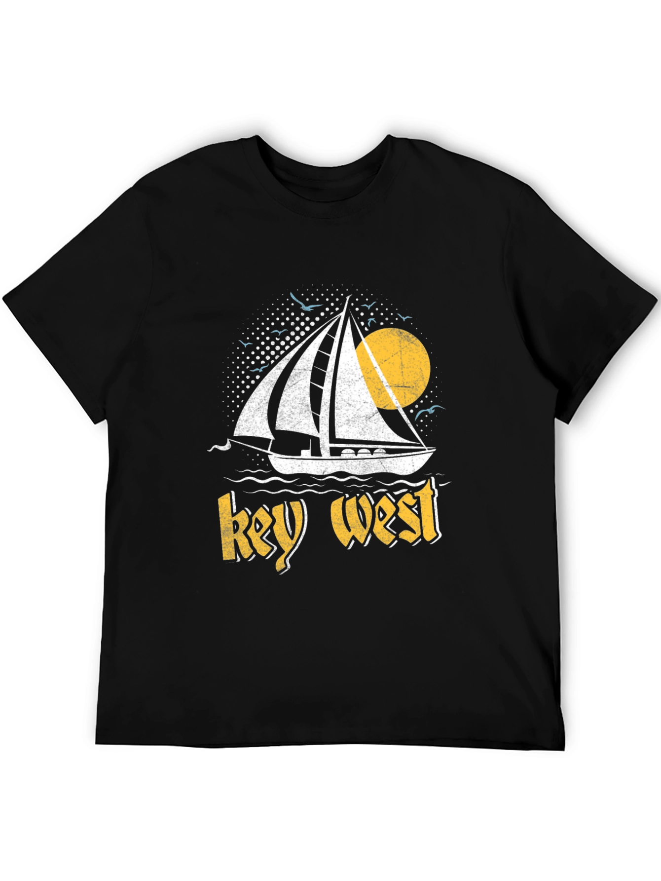 Key West Sailboat Graphic T-Shirt