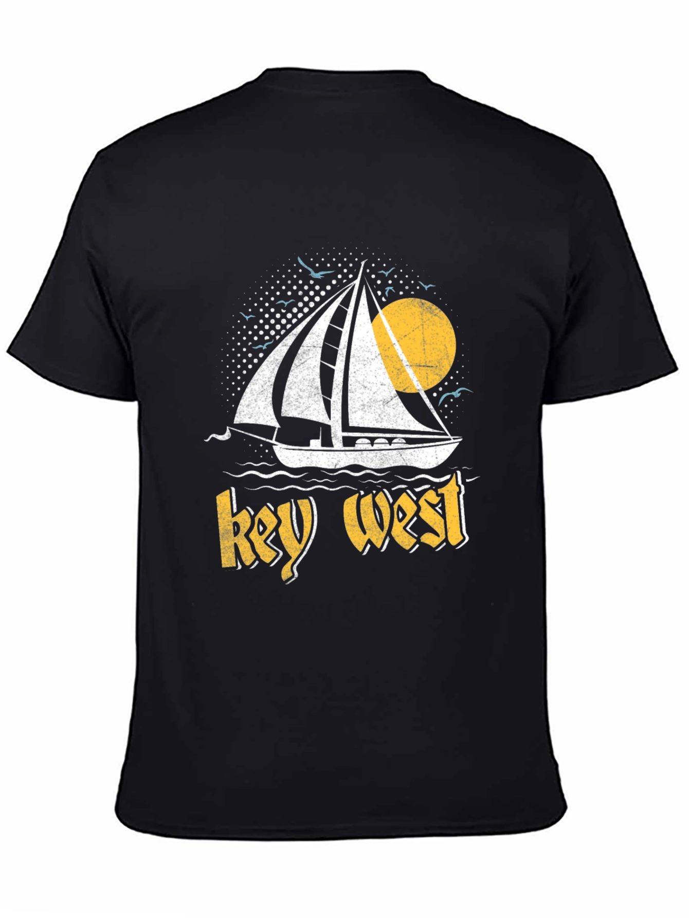 Key West Sailboat Graphic T-Shirt