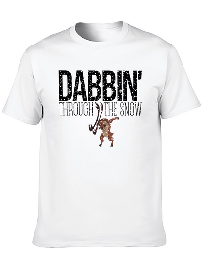 Dabbin Through the Snow Graphic Tee - Black