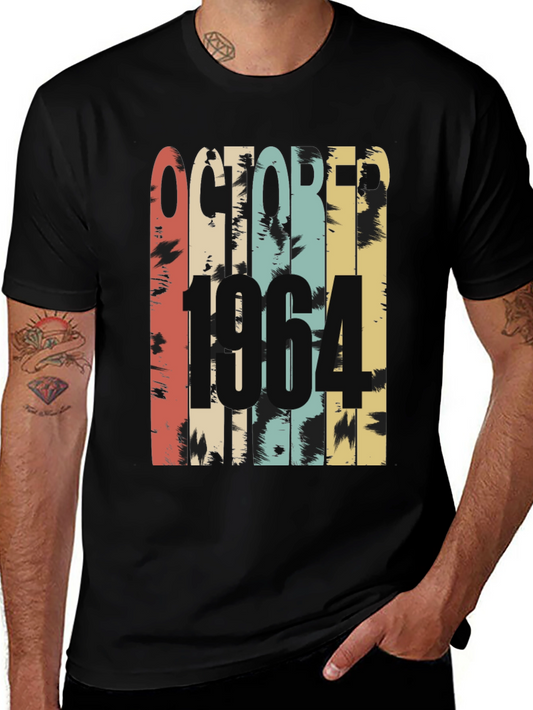 October 1964 Retro Birthday T-Shirt