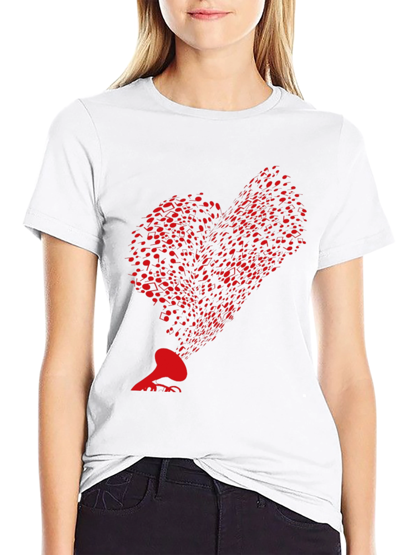 Music Heartbeat T-Shirt - Retro Style