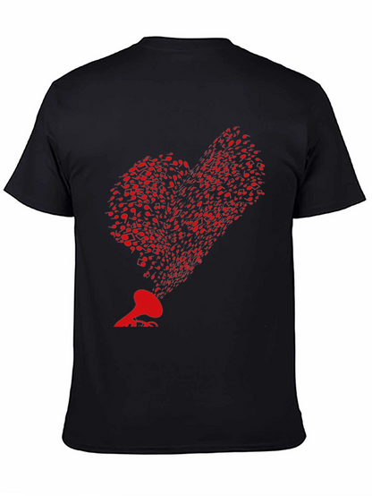 Music Heartbeat T-Shirt - Retro Style