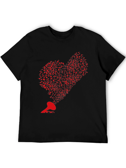 Music Heartbeat T-Shirt - Retro Style