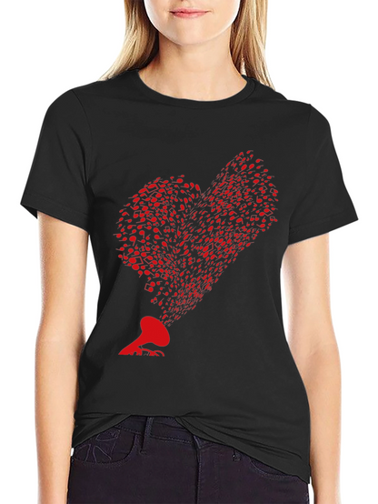 Music Heartbeat T-Shirt - Retro Style