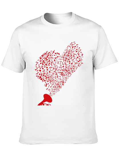 Music Heartbeat T-Shirt - Retro Style