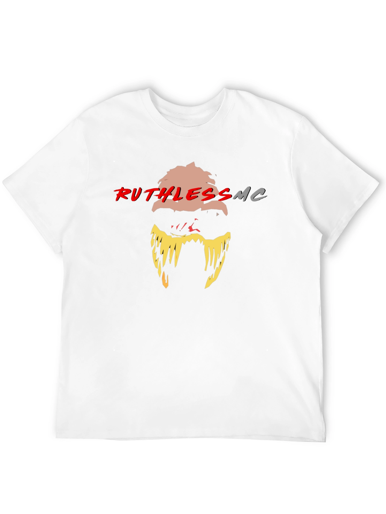 Ruthless MC Graphic Print Black T-Shirt