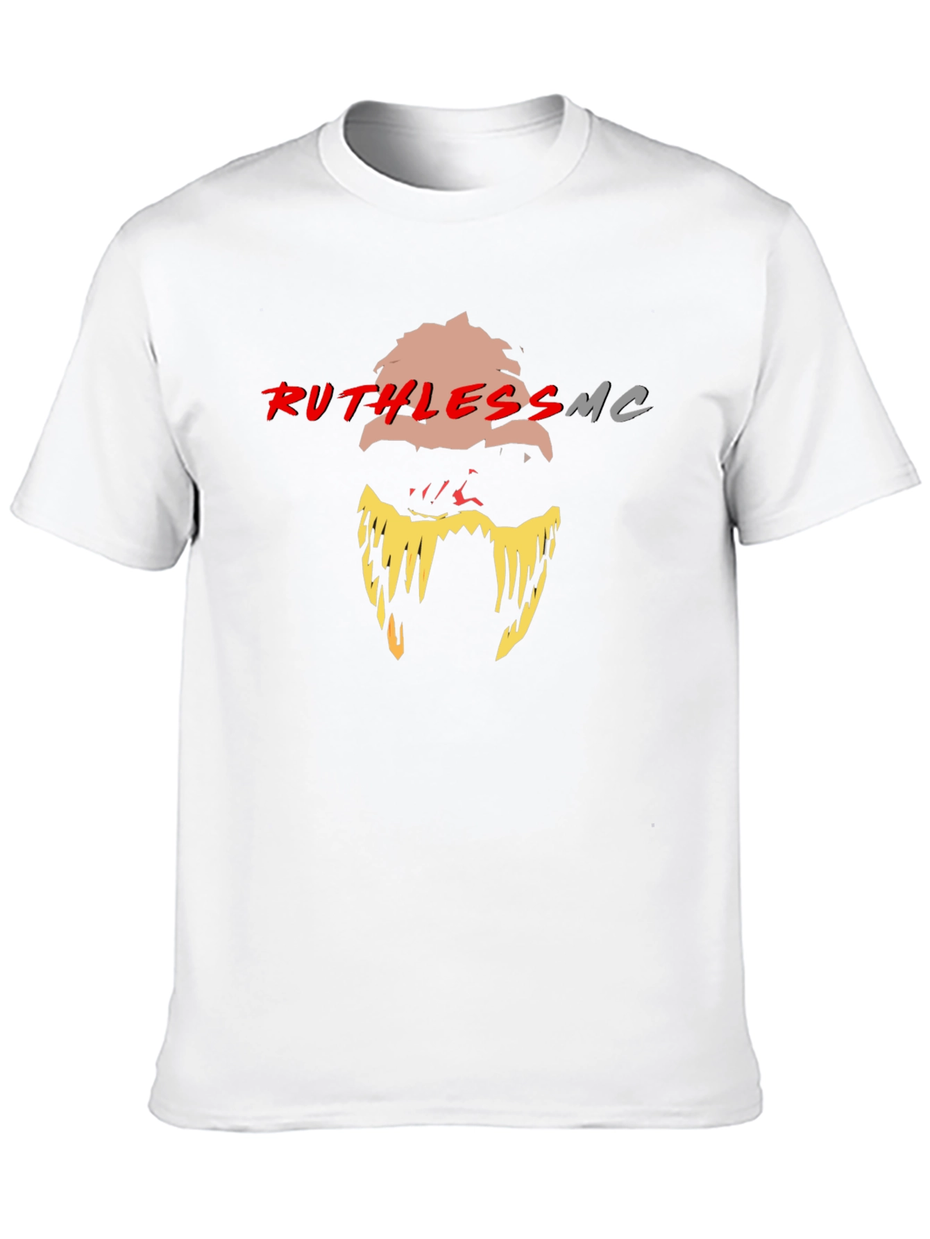 Ruthless MC Graphic Print Black T-Shirt