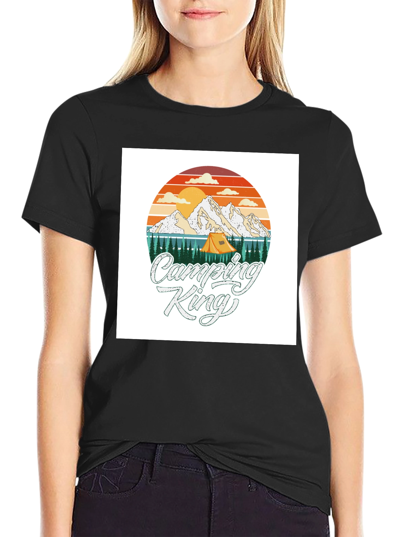 Camping King T-Shirt - Adventure Graphic Tee