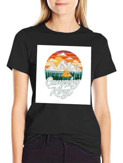 Camping King T-Shirt - Adventure Graphic Tee