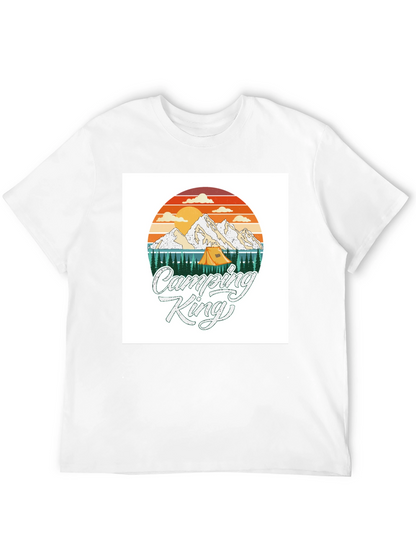 Camping King T-Shirt - Adventure Graphic Tee