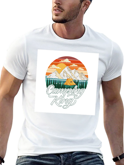 Camping King T-Shirt - Adventure Graphic Tee