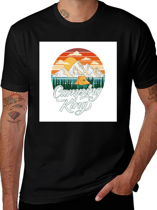 Camping King T-Shirt - Adventure Graphic Tee