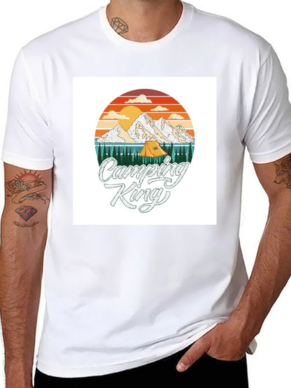 Camping King T-Shirt - Adventure Graphic Tee