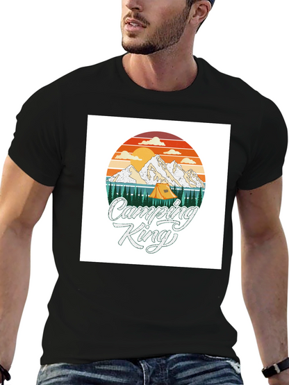 Camping King T-Shirt - Adventure Graphic Tee