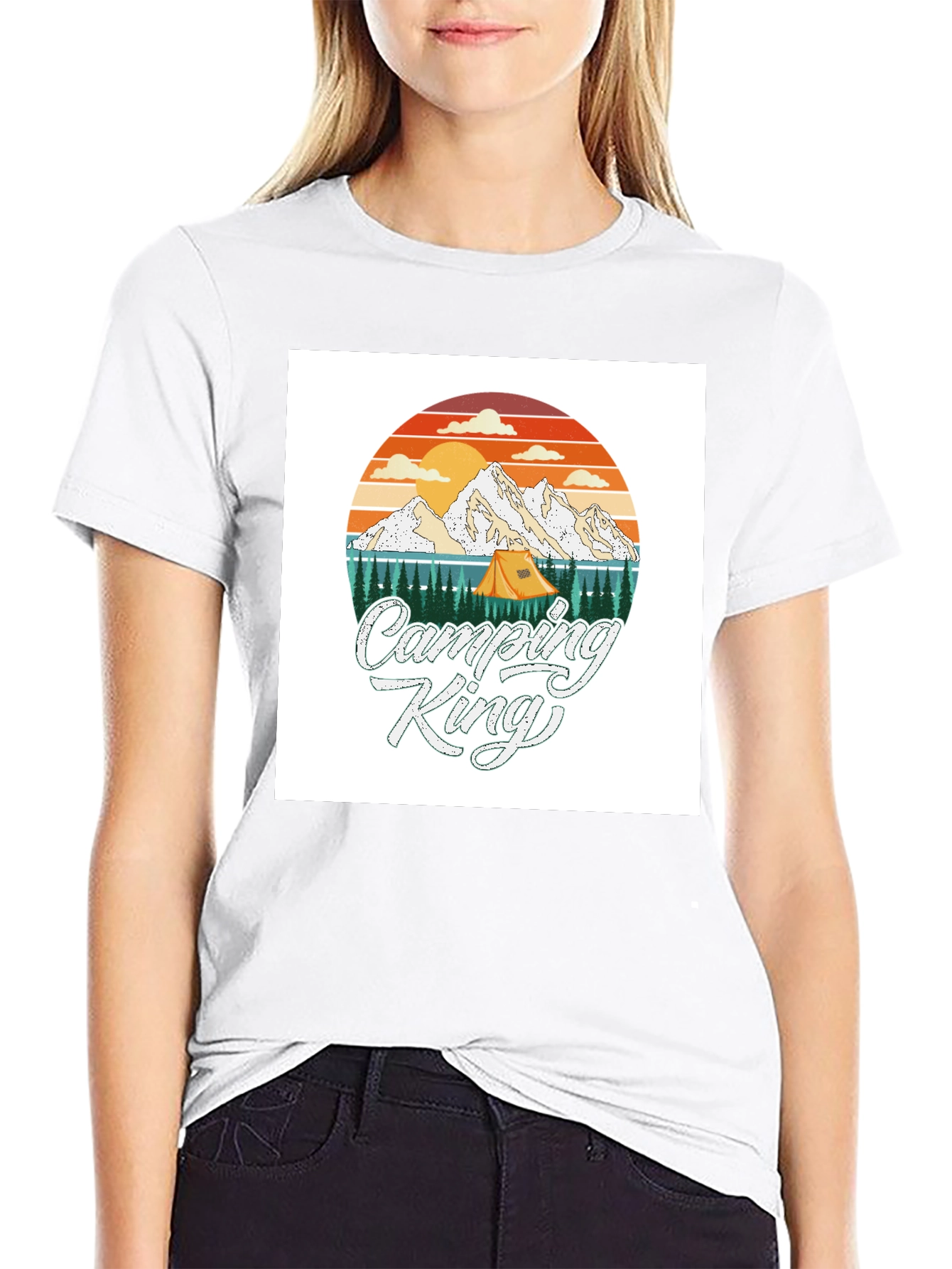 Camping King T-Shirt - Adventure Graphic Tee