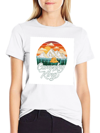 Camping King T-Shirt - Adventure Graphic Tee