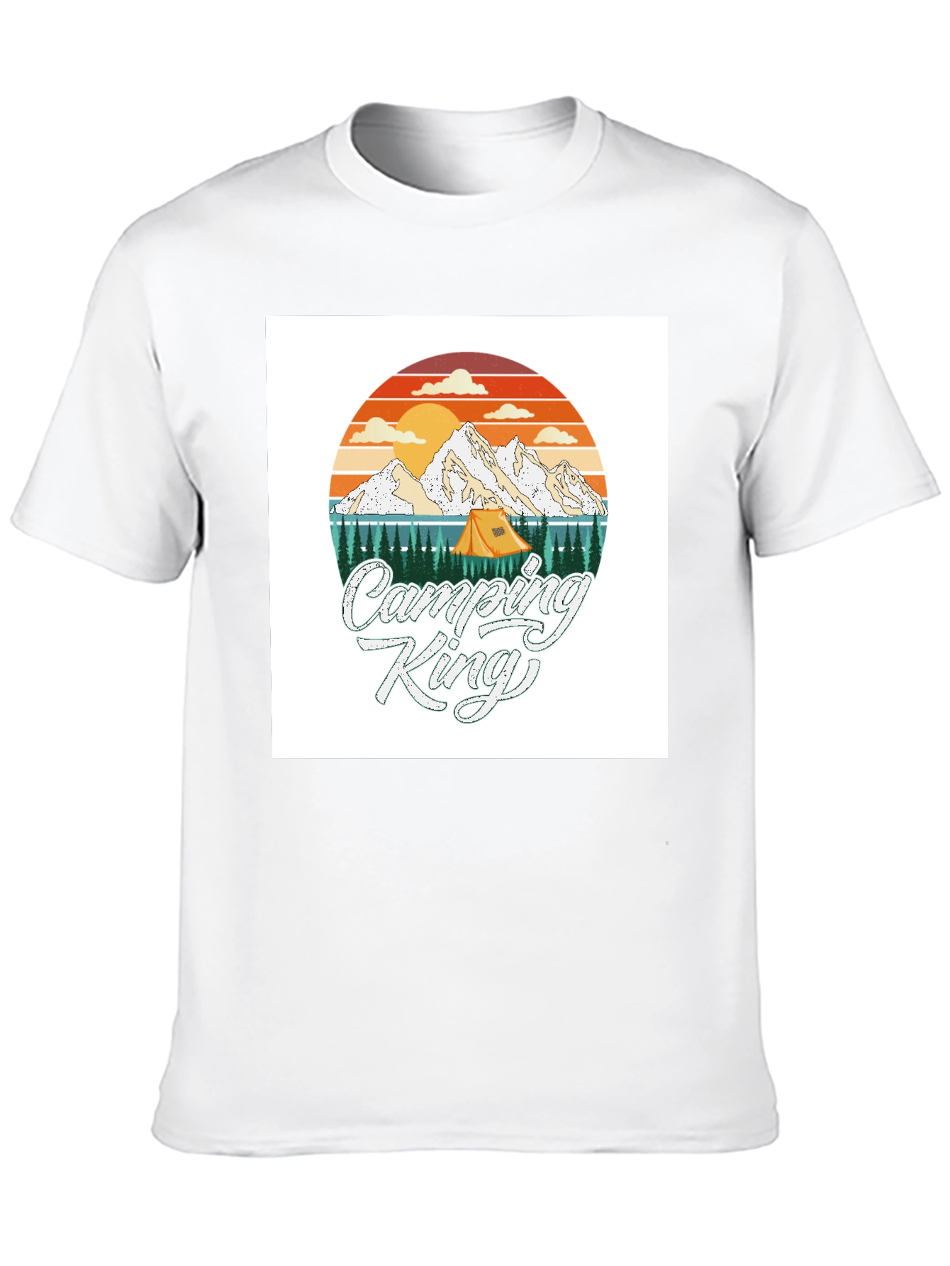 Camping King T-Shirt - Adventure Graphic Tee