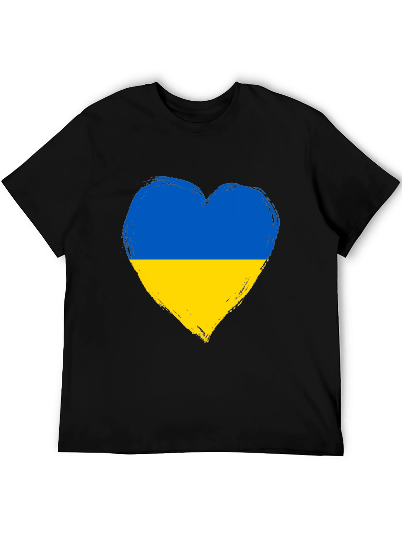 Ukraine Heart Flag Graphic Tee