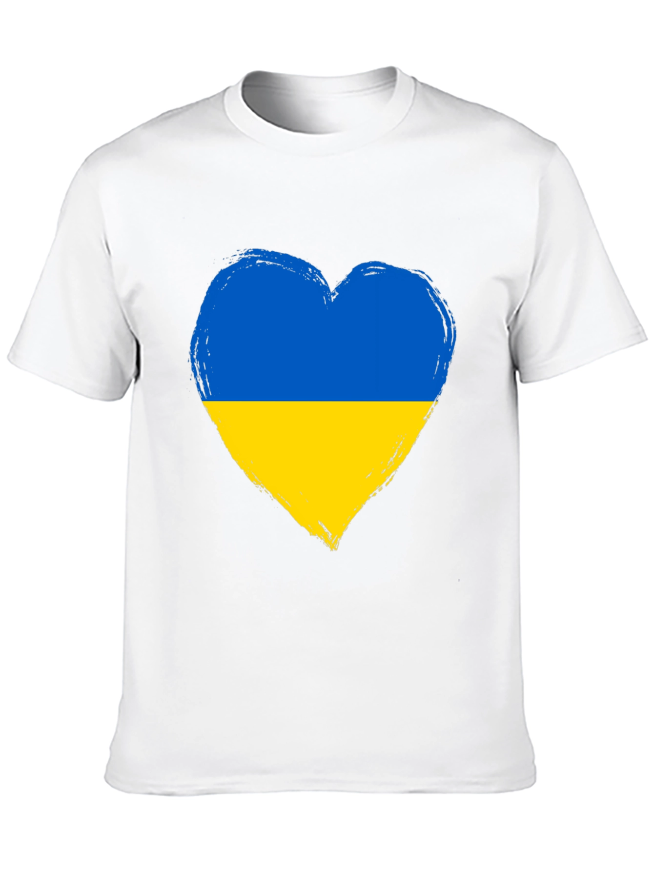 Ukraine Heart Flag Graphic Tee