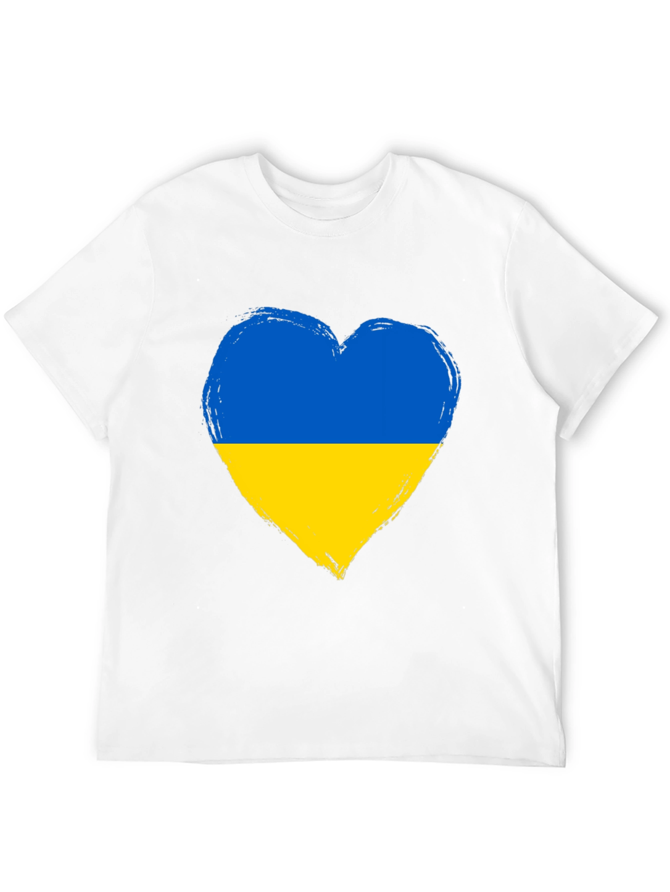 Ukraine Heart Flag Graphic Tee