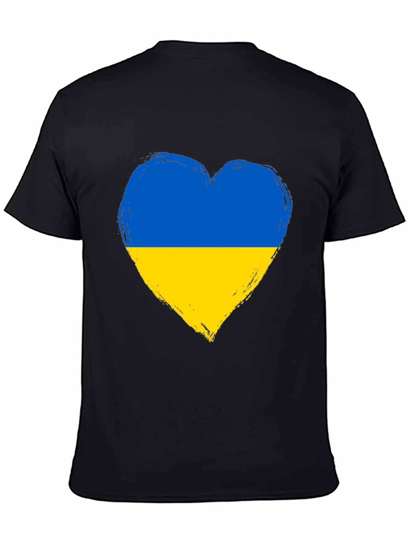 Ukraine Heart Flag Graphic Tee
