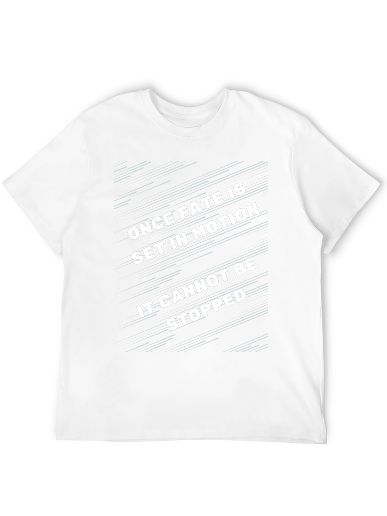 Fate in Motion Black Graphic Tee