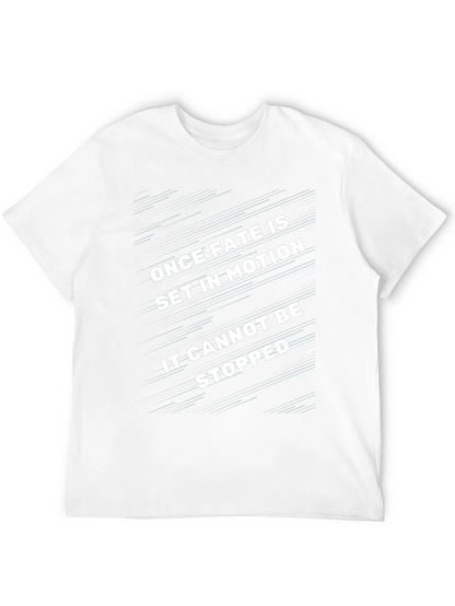 Fate in Motion Black Graphic Tee