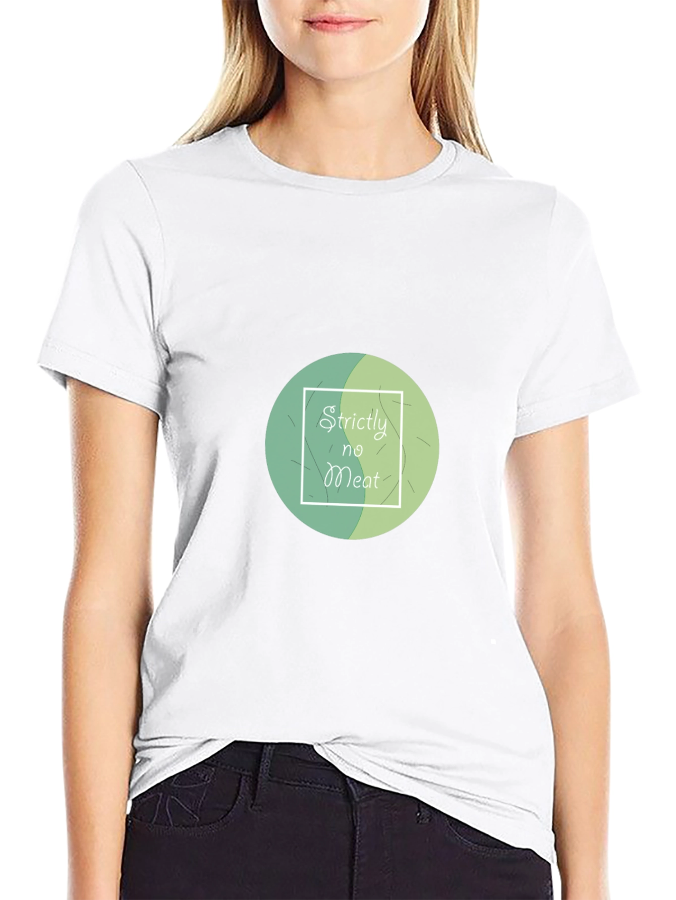Strictly No Meat T-Shirt - Vegan & Vegetarian Apparel