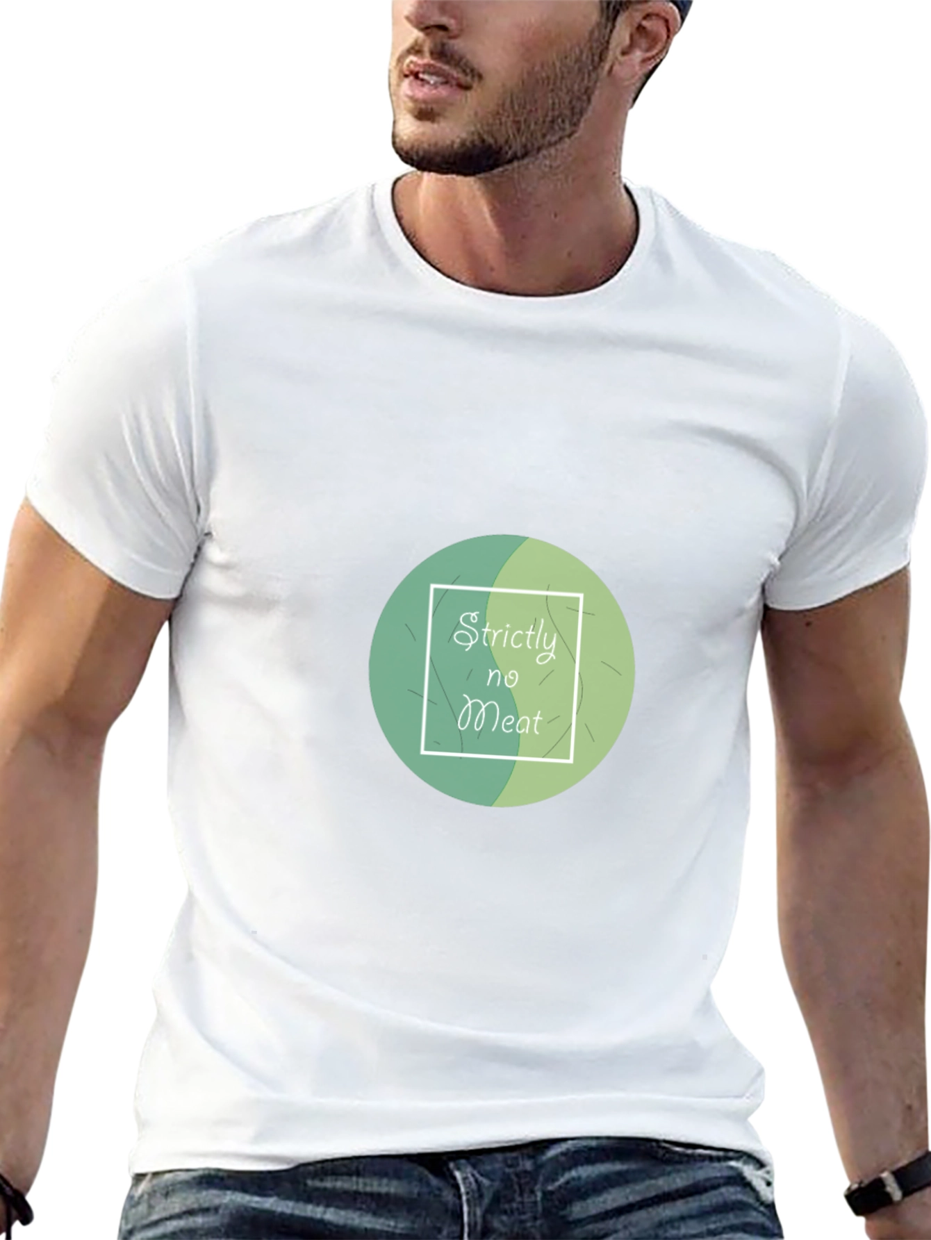 Strictly No Meat T-Shirt - Vegan & Vegetarian Apparel