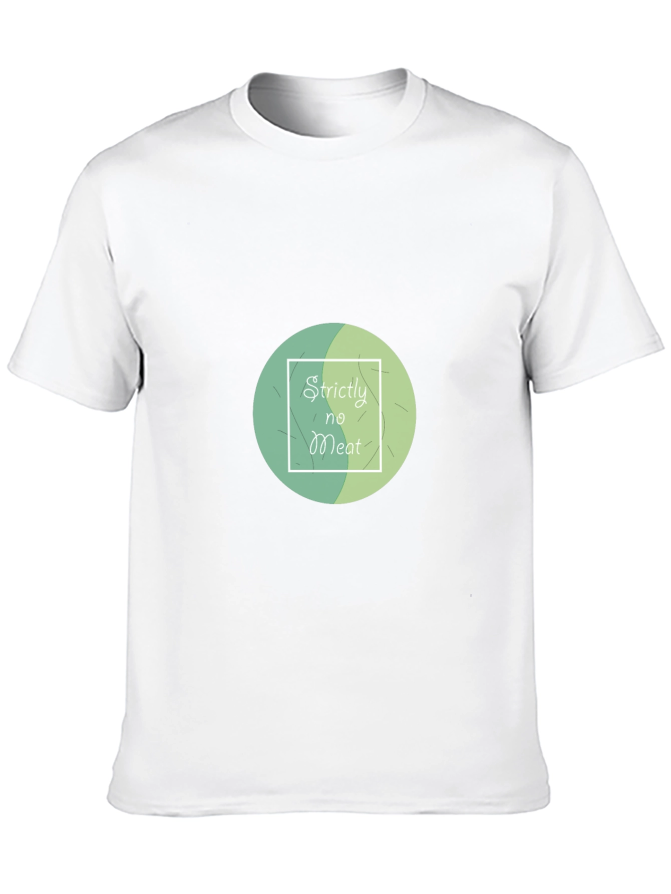 Strictly No Meat T-Shirt - Vegan & Vegetarian Apparel