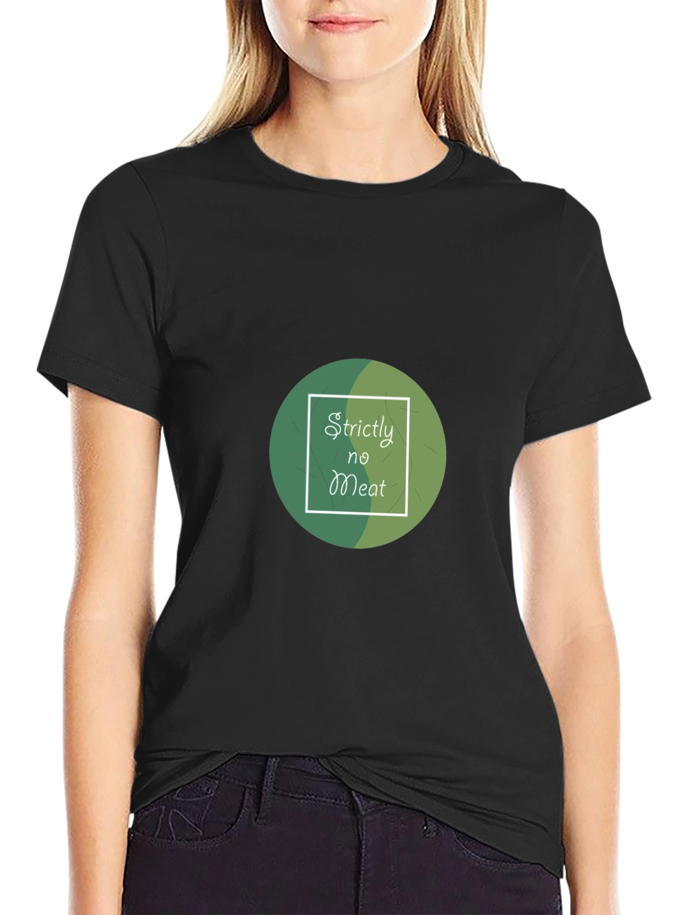 Strictly No Meat T-Shirt - Vegan & Vegetarian Apparel