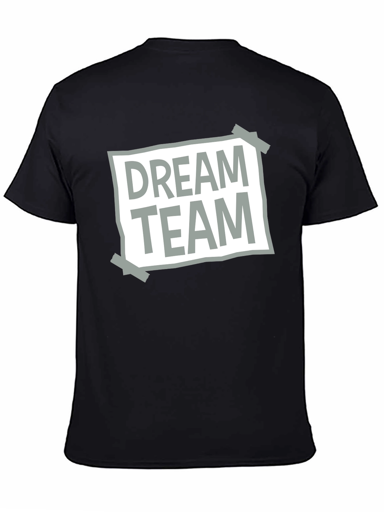 Dream Team Graphic Tee - Casual Crew Neck T-Shirt