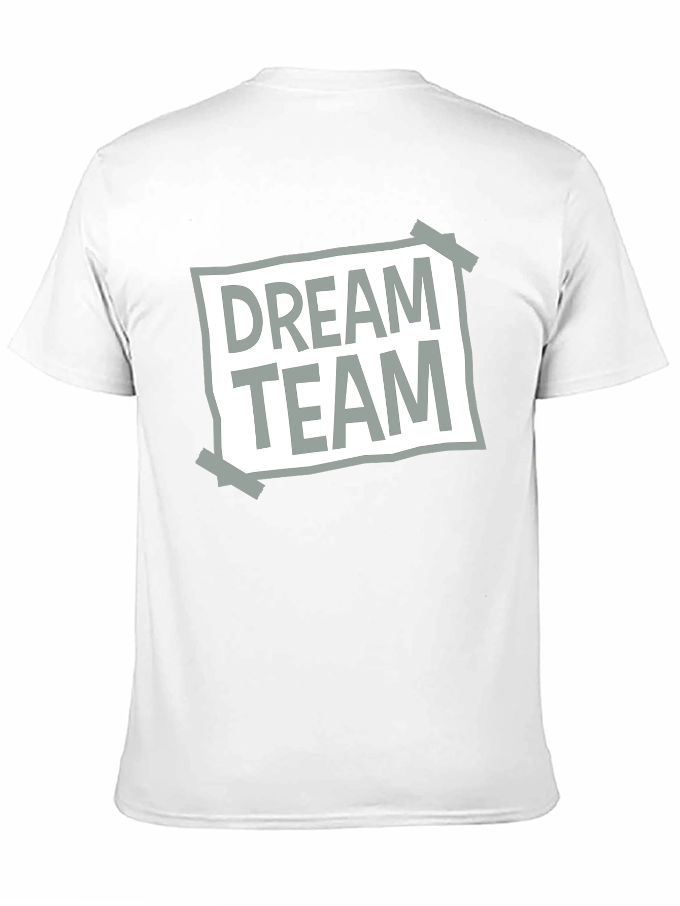 Dream Team Graphic Tee - Casual Crew Neck T-Shirt