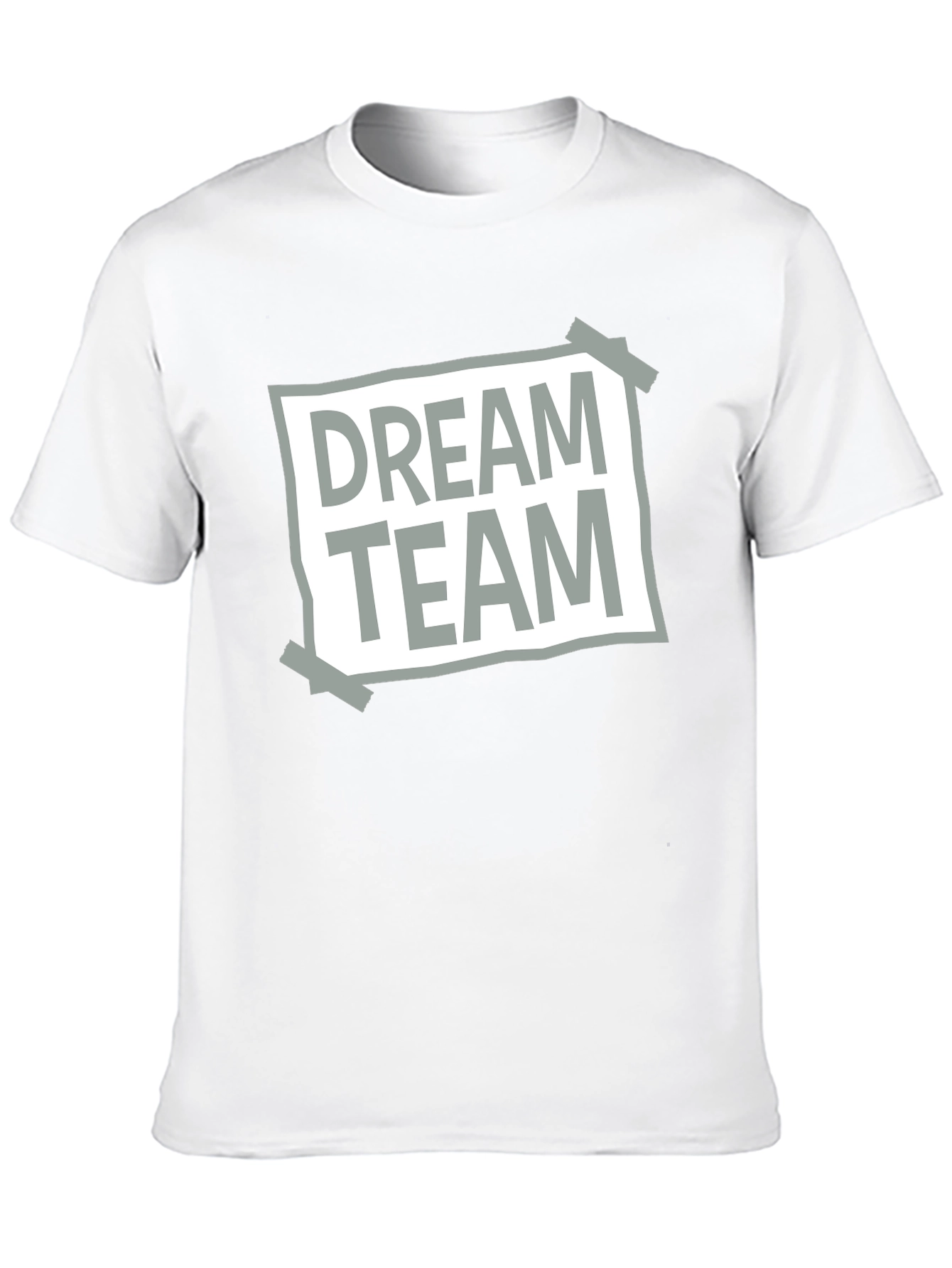 Dream Team Graphic Tee - Casual Crew Neck T-Shirt