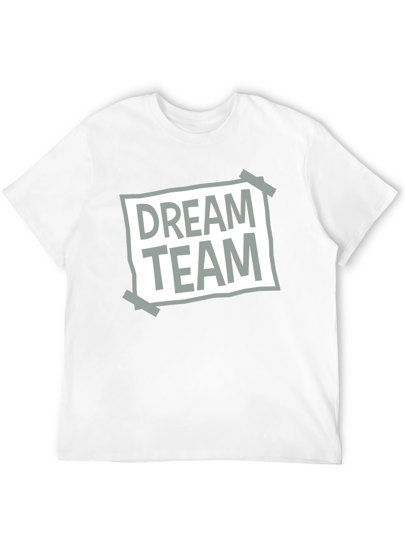 Dream Team Graphic Tee - Casual Crew Neck T-Shirt