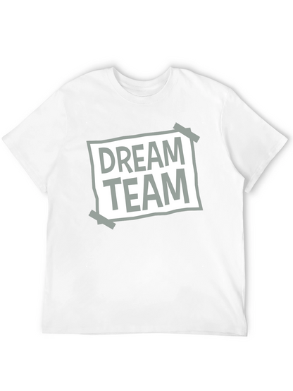 Dream Team Graphic Tee - Casual Crew Neck T-Shirt